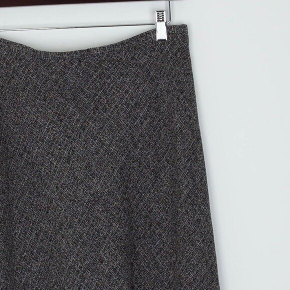 Chirstopher & Banks Womens Tweed Maxi Skirt Size 12 Flowy Academic Professional - Picture 6 of 8